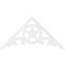 Ekena Millwork Pitch Austin Architectural Grade PVC Gable Pediment, 36"W x 18"H x 1"P (12/12) GPP036X018X100AUS - alternate 5